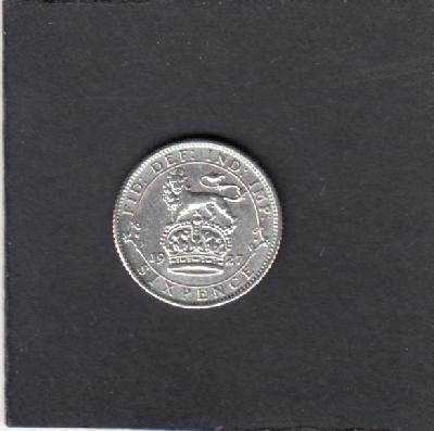 Beschrijving: 6 Pence GERORIUS V